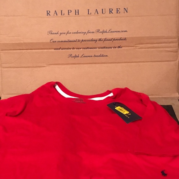 Polo Ralph Lauren Other - Polo Ralph Lauren Red Polo Tee Size Medium